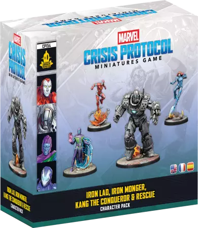 MCP (Marvel Crisis Protocol) - Iron Lad & Iron Monger, Kang & Rescue