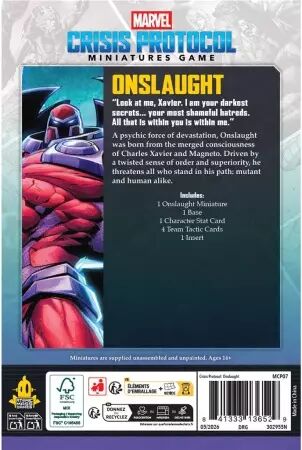 MCP (Marvel Crisis Protocol) - Onslaught - Character  Pack