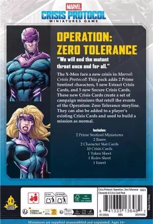 MCP (Marvel Crisis Protocol) - Operation Zero Tolerance & Crisis Cards