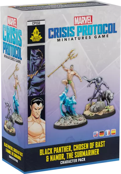 MCP (Marvel Crisis Protocol) - Panther, Chosen Bast Namor,Submariner