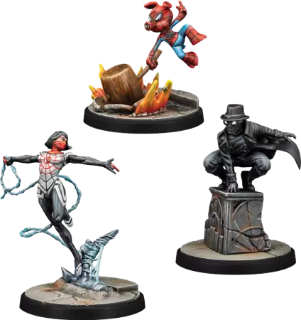 MCP (Marvel Crisis Protocol) - Silk Spider Ham & Spider Man Noir