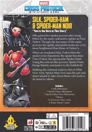 MCP (Marvel Crisis Protocol) - Silk Spider Ham & Spider Man Noir