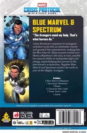 MCP (Marvel Crisis Protocol) - Spectrum & Blue Marvel (Character Pack)
