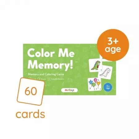 M&eacute;moire &agrave; Colorier : Jeu de M&eacute;moire et de Couleurs - Moritoys