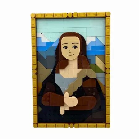 Mini Briques : Mona Lisa - Professor Puzzle