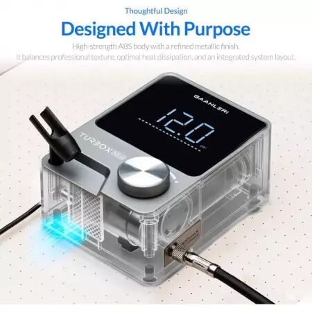 Mini compresseur Turbo avec A&eacute;rographe Seeker 0,3mm(version EU) - Gaahleri 