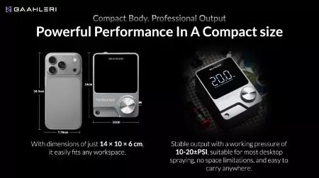 Mini compresseur Turbo X (version EU) - Gaahleri 