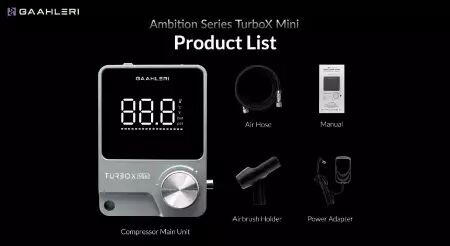 Mini compresseur Turbo X (version EU) - Gaahleri 