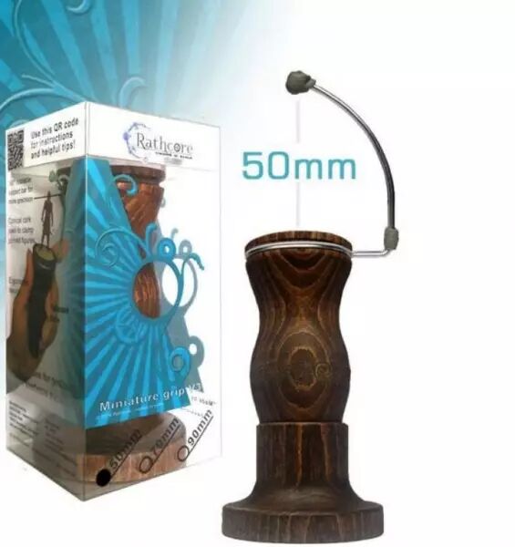 Miniature Grip V.3 Dark (50mm) - Poign�e pour figurines - Rathcore