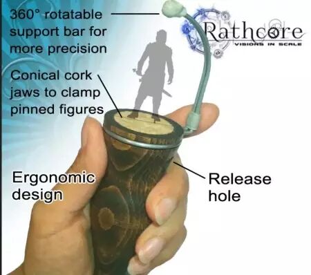 Miniature Grip V.3 Light-(50mm) - Poignée pour figurines - Rathcore