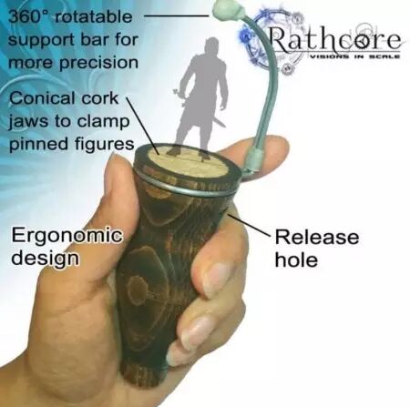 Miniature Grip V.3 Light (90mm) - Poignée pour figurines - Rathcore