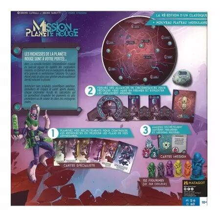 Mission Planète Rouge : Nouvelle Edition 2025 - Bruno Faidutti, Bruno Cathala - Matagot
