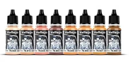 Model Color Set : Face & Skin Tones Colors 