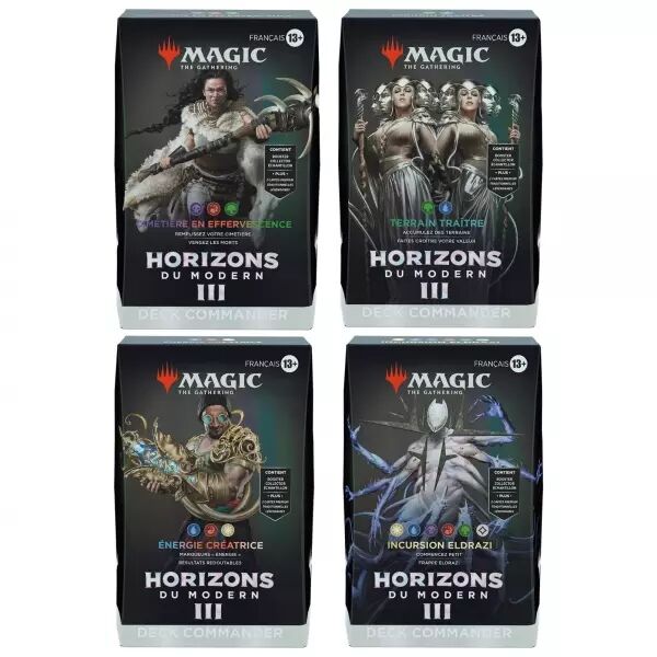 Modern Horizons 3 - Pack de 4 decks commander (fran�ais)
