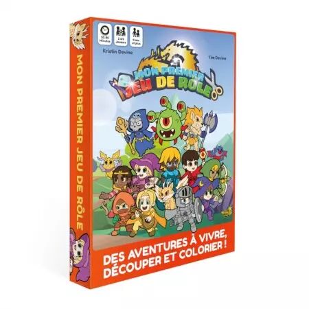 Mon premier jeu de rôle - Une Aventure à colorier - Coffret Intégral