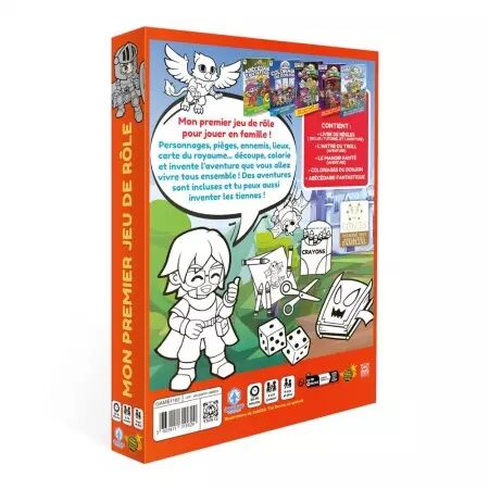 Mon premier jeu de rôle - Une Aventure à colorier - Coffret Intégral