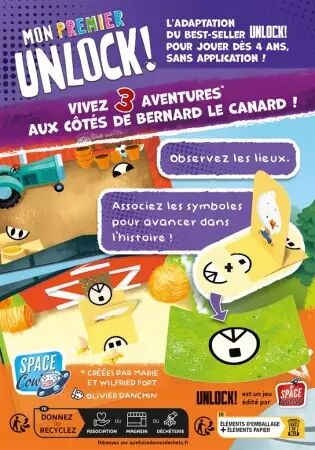 Mon Premier Unlock! : Histoires De Canard - Marie et Wilfried Fort - Space Cow