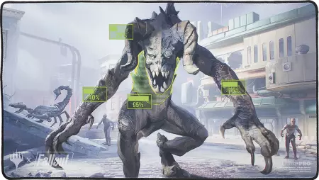 MTG :  Fallout Black Stitched Playmat W