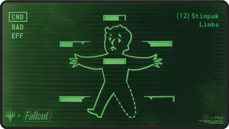 MTG :  Fallout Black Stitched Playmat Y