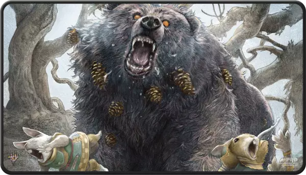 MTG : Bloomburrow - Black stitched Playmat Art 2