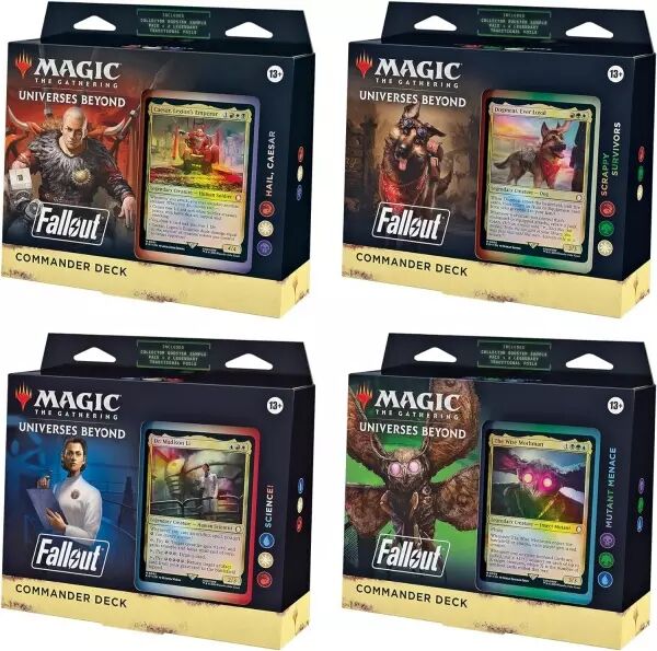 MTG : Fallout - 4 Commander Decks EN Bundle