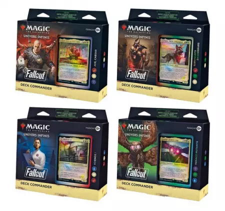 	MTG : Fallout - Pack de 4 Decks Commander FR 