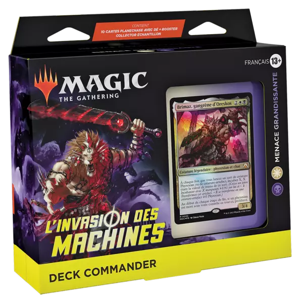 MTG : L\'invasion des machines (March of the Machine) - Deck Commander Menace grandissante (FR)