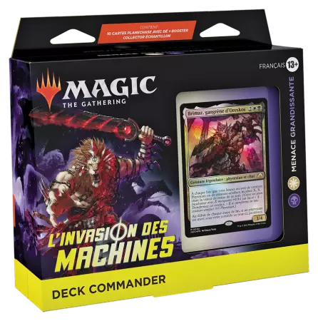MTG : L\'invasion des machines (March of the Machine) - Deck Commander Menace grandissante (FR)