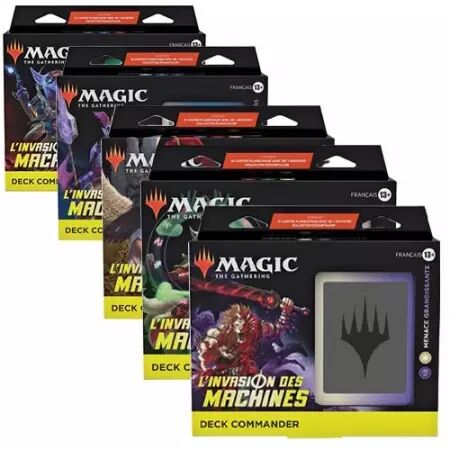 	MTG : L\'invasion des Machines (March of the Machine) - Pack 5 decks commander FR