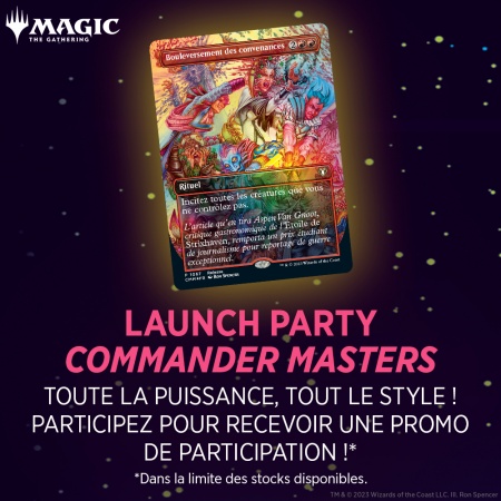 MTG - Launch Party - Commander Masters - 05/08/2023 14h