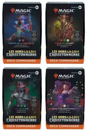 MTG: Hors-La-Loi de Croisetonnerre - Lot de 4 Decks Commander 