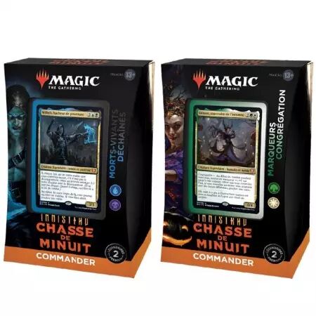 MTG: Innistrad Chasse de Minuit - Deck Commander VF (plusieurs variantes)