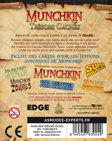Munchkin - Extension : Trésors Cachés