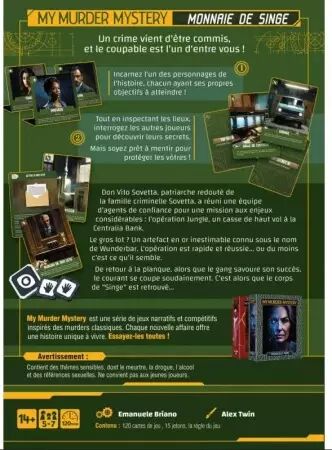 My Murder Mystery : Monnaie De Singe - Horrible Guild