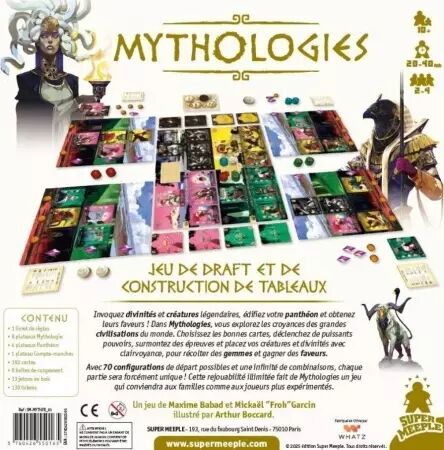 Mythologies - Maxime Babad, Micka&euml;l Garcin - Super Meeple