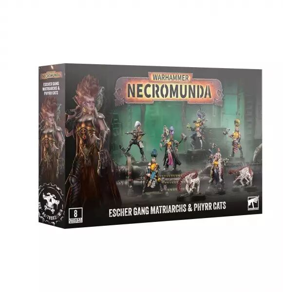 Necromunda : Escher Gang Matriarchs & Phyrr Cats  - Warhammer 40k
