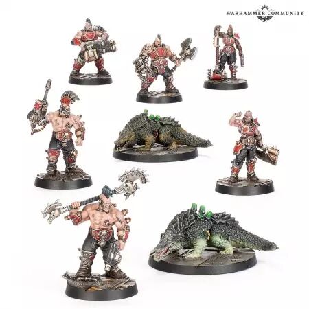 Necromunda : Goliath Forge Bosses & Sumpkrocs  - Warhammer 40k