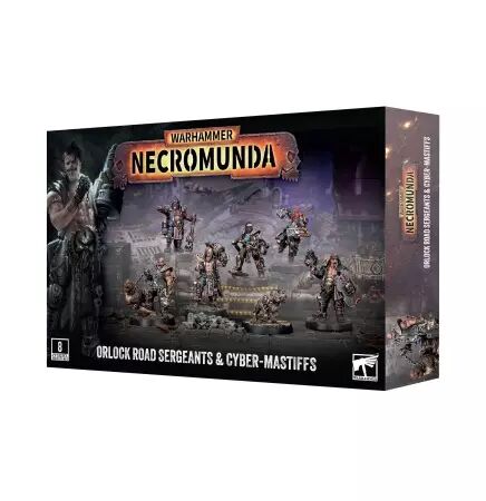 Necromunda : Orlock Road Sergeants & Cyber-mastiffs - Warhammer 40k