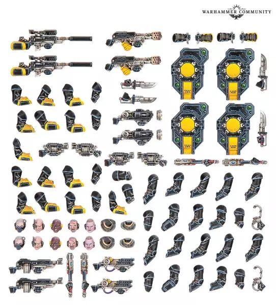 Necromunda: Palanite  Enforcer Weapons & Upgrades - Warhammer 40k