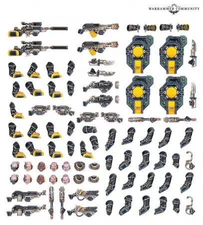 Necromunda: Palanite  Enforcer Weapons & Upgrades - Warhammer 40k