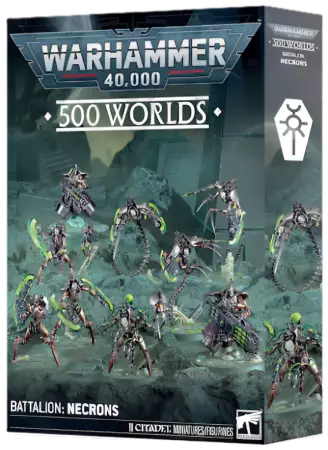 Necrons : 500 Worlds Battalion - Warhammer 40k - Games Workshop
