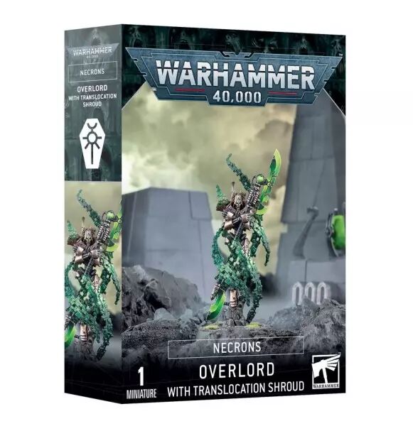 Necrons - T�trarque avec Linceul de Translocalisation (Overlord with Translocation Shroud) - Warhammer 40k