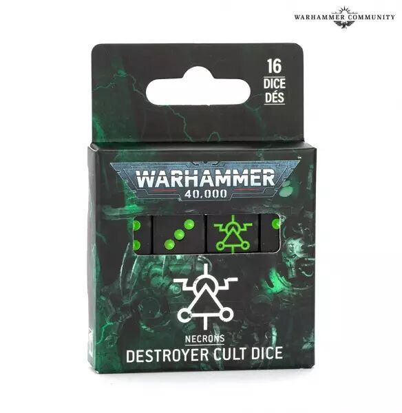 Necrons: Set de D�s de Culte Destroyer - Warhammer 40k - Games Workshop