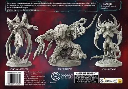 Nemesis : Retaliation New Kings & Queens Variant Set - Awaken Realms