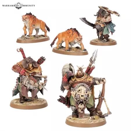 Ogor Mawtribes: Chasseurs avec Dents de Sabre - Warhammer Age of Sigmar- Games Workshop