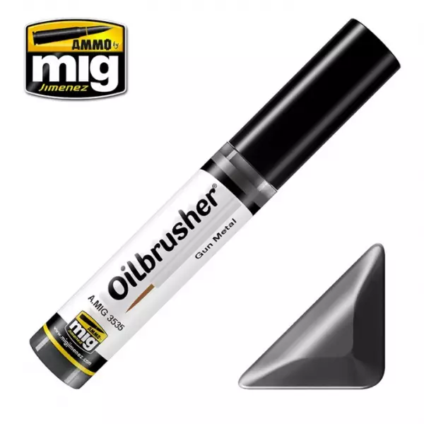 Oilbrusher Gun Metal  - Mig Jimenez
