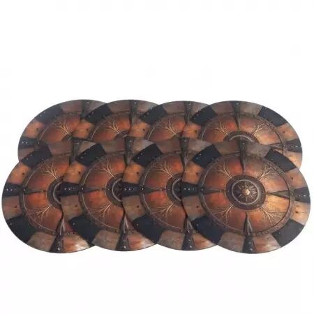 Old Gods Shield x8 - Gabarits d\'objectif Age of Sigmar V4 (officiel)