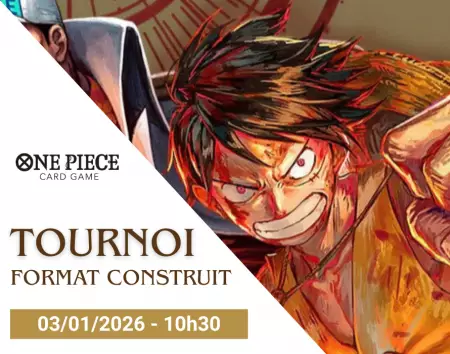 One Piece - Tournoi format Construit - 03/01/2026 - 10h30