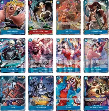 One Piece JCC - 7 Warlords of the sea Binder Set - Bandai