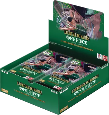 One Piece JCC - Boîte de 24 Boosters OP12 : L\'Heritage du Maître (Français) - Bandai
